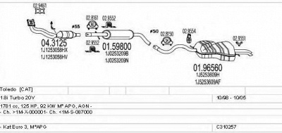 MTS c310257006497 -