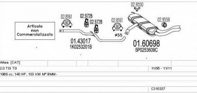 MTS c310337010734 -