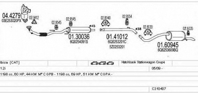 MTS c310407024019 -