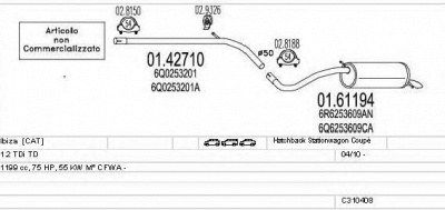 MTS c310408024020 -  