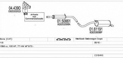 MTS c310410024025 -