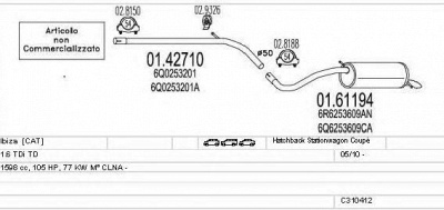 MTS c310412024027 -