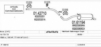 MTS c310414024029 -