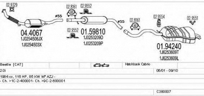 MTS c380007002796 -