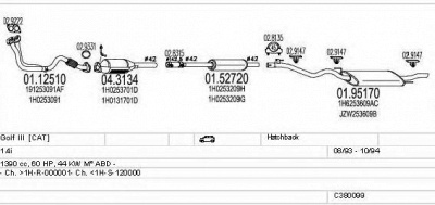 MTS c380099002894 -