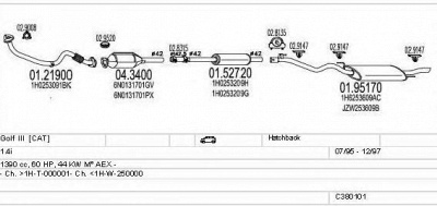 MTS c380101002896 -