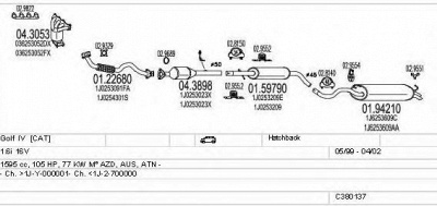 MTS c380137002936 -