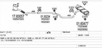 MTS c380218020383 -