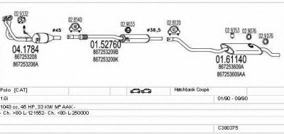 MTS c380375003236 -  
