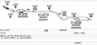 MTS c380427001614 -