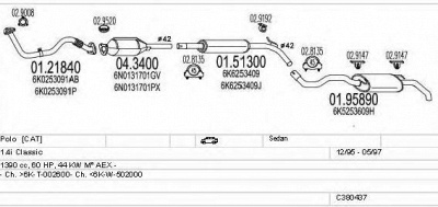 MTS c380437001625 -  