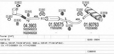 MTS c380515002474 -