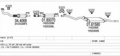 MTS c380623002591 -