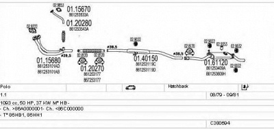 MTS c380694007311 -