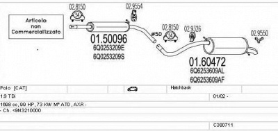 MTS c380711007740 -