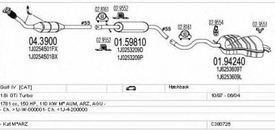 MTS c380726002941 -