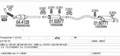 MTS c380797010850 -