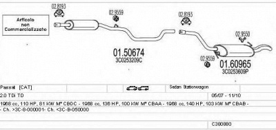 MTS c380880023050 -