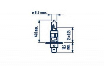 NARVA 48630 -  Лампа галоген Range Power Blue+ (RPB+) 3 700 K Stylish White H1 12В 55Вт, 1шт