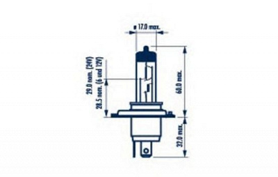 NARVA Standard H4 1шт