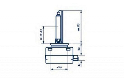 NARVA Xenon Standard D1S 1шт
