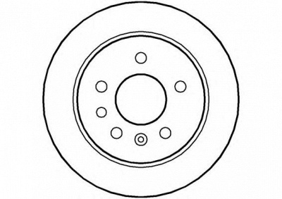 NATIONAL nbd206 -  Тормозной диск
