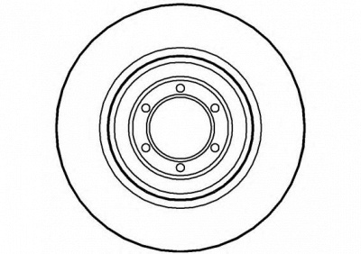 NATIONAL nbd288 -  Тормозной диск