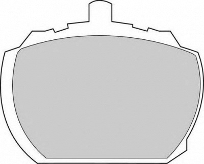 NECTO fd571v -  Комплект тормозных колодок, дисковый тормоз