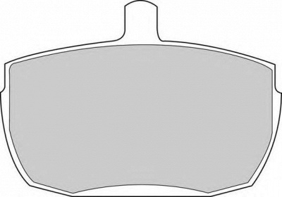 NECTO fd578v -  Комплект тормозных колодок, дисковый тормоз