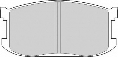NECTO fd6194a -  Комплект тормозных колодок, дисковый тормоз