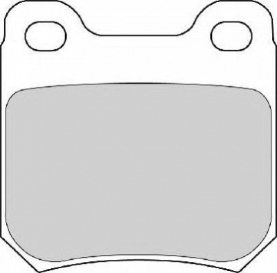NECTO fd6274a -  Комплект тормозных колодок, дисковый тормоз