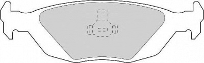 NECTO fd6285a -  Комплект тормозных колодок, дисковый тормоз