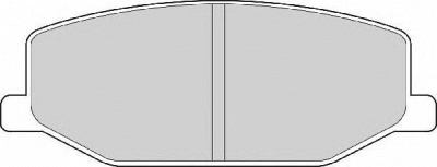 NECTO fd6338a -  Комплект тормозных колодок, дисковый тормоз