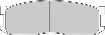 NECTO fd6462v -  Комплект тормозных колодок, дисковый тормоз