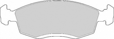 NECTO fd6525a -  Комплект тормозных колодок, дисковый тормоз