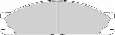 NECTO fd6566n -  Комплект тормозных колодок, дисковый тормоз