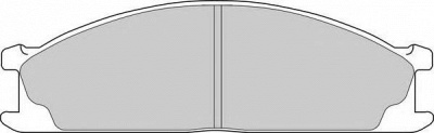 NECTO fd6566v -  Комплект тормозных колодок, дисковый тормоз