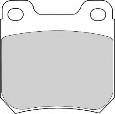 NECTO fd6603a -  Комплект тормозных колодок, дисковый тормоз