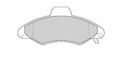 NECTO fd6756a -  Комплект тормозных колодок, дисковый тормоз