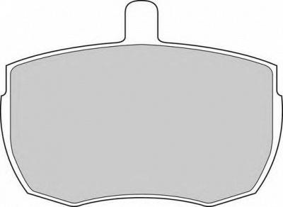 NECTO fd6885v -  Комплект тормозных колодок, дисковый тормоз
