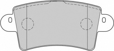 NECTO fd6894v -  Комплект тормозных колодок, дисковый тормоз