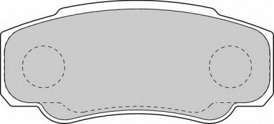 NECTO fd6897v -  Комплект тормозных колодок, дисковый тормоз