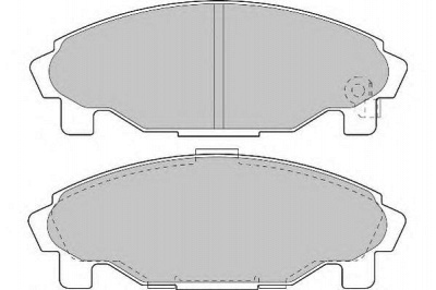 NECTO fd6906a -  Комплект тормозных колодок, дисковый тормоз