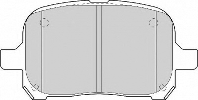 NECTO fd6973a -  Комплект тормозных колодок, дисковый тормоз