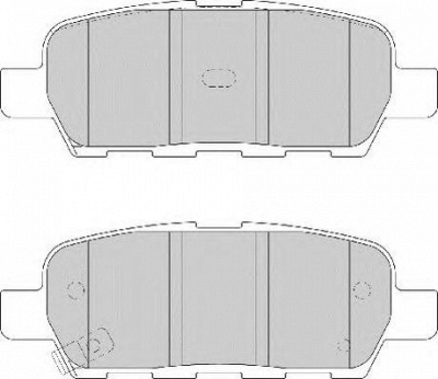 NECTO fd7139a -  Комплект тормозных колодок, дисковый тормоз