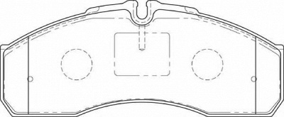 NECTO fd7191v -  Комплект тормозных колодок, дисковый тормоз