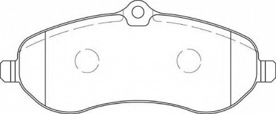 NECTO fd7316v -  Комплект тормозных колодок, дисковый тормоз