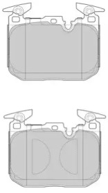NECTO fd7616a -  Комплект тормозных колодок, дисковый тормоз