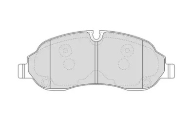 NECTO fd7624v -  Комплект тормозных колодок, дисковый тормоз