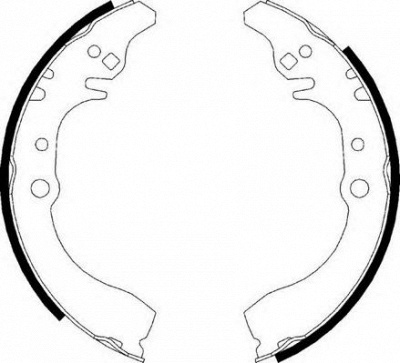 NECTO n1675 -  Комплект тормозных колодок